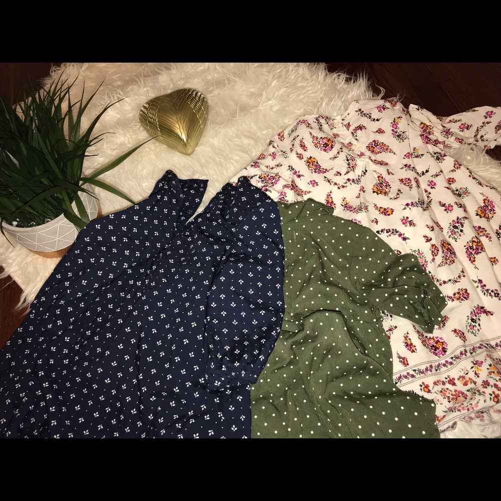 Three 5T Old Navy tunics